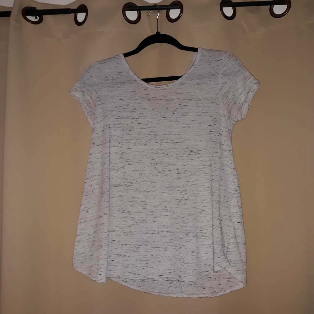 Cross back shirt